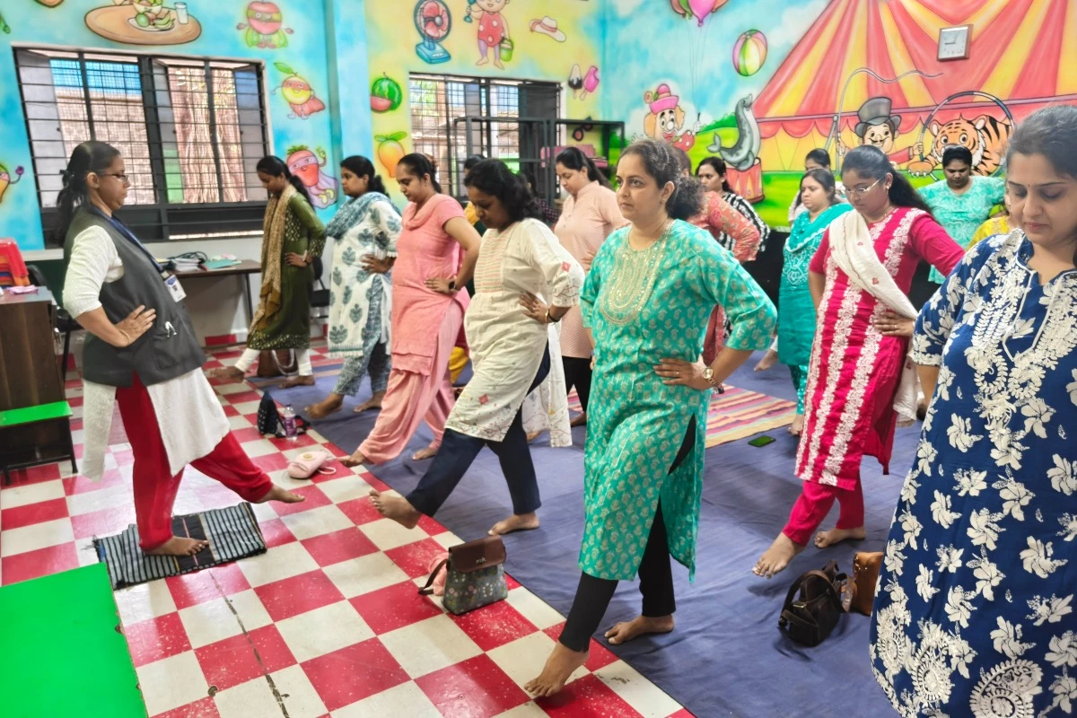 पूर्व प्राथमिक विभागाचा योग दिन विशेष उपक्रम